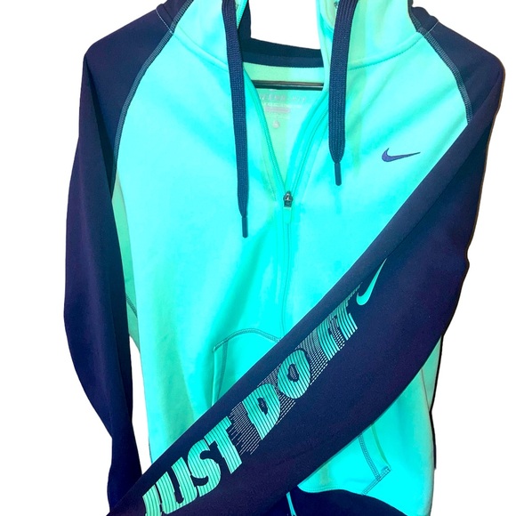 Nike Tops - Nike women’s All-Time Graphic full zip Hoodie size Med.